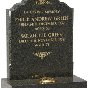 Jade Green Granite Headstone