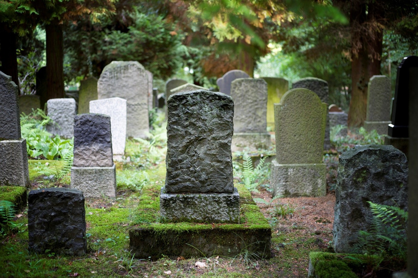 rustic headstones