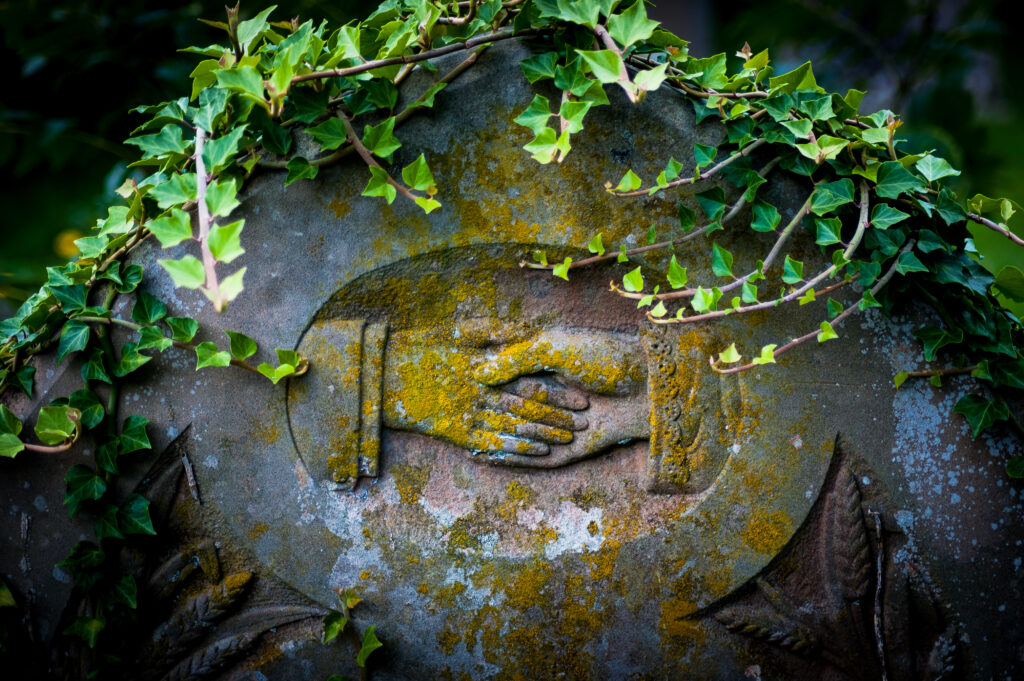 hand carved memorial